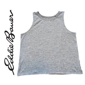 Eddie Bauer Women's Tank Top, Heather Gray, Size L